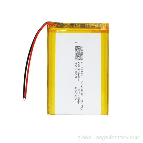 China Custom 906090 6000mah 3.7v Lithium Polymer Battery Lithium Ion Cells Rechargeable Batteries Lipo Batteries Manufactory